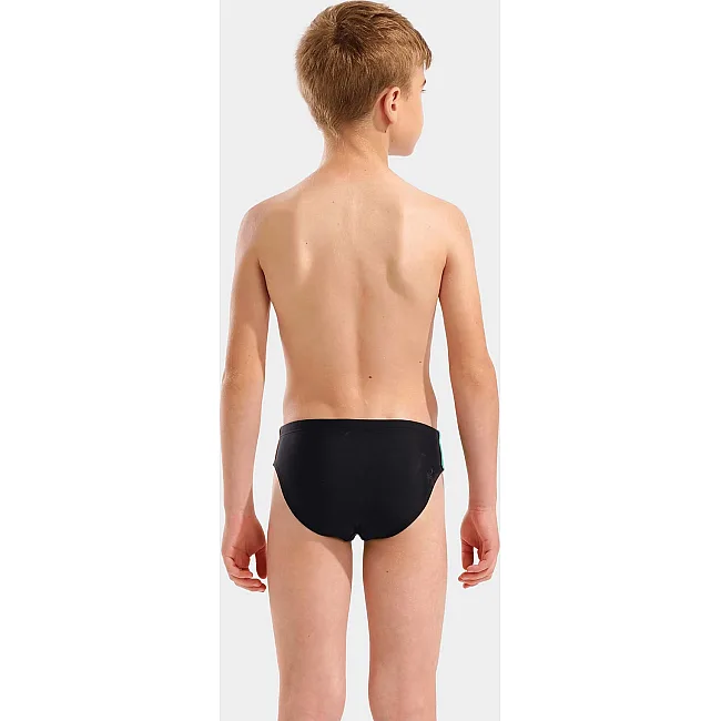 Плавки-слепые для мальчиков Arena SWIM BRIEFS SOLID черный, желтый (для детей)
