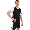 Футбольна форма комплект футболка та шорти JOMA LIDER 104285-102 4 (Чорний-білий)