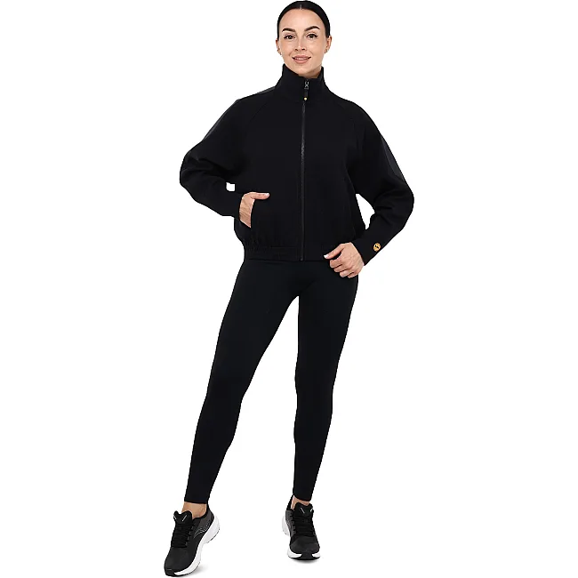 Спортивная кофта женская на молнии JOMA INDOOR GYM 902503-100 (Черный)