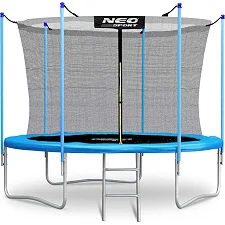 Батут Neo-Sport во внутренней сетке 6 футов 183 см голубой