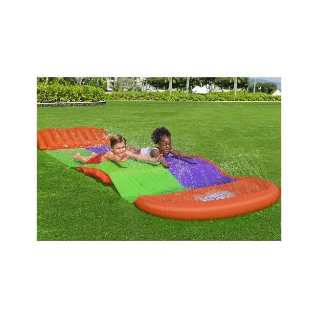 Гірка водна подвійна BESTWAY SplashCoaster, 488 см