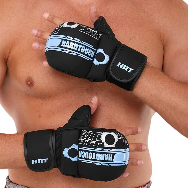 Рукавички Краби спарингові для MMA HARD TOUCH BO-00126 (Чорний)