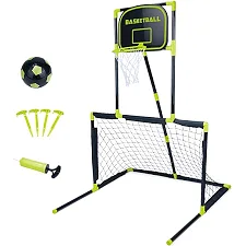 Детский игровой набор 6 в 1 inSPORTline SCS530, 135 x 92,5 x 96 см - черно-зеленый