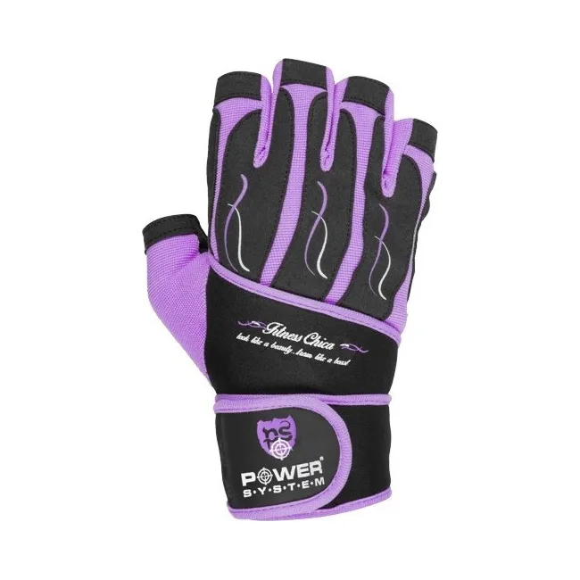 Рукавички для фітнесу Power System PS-2710 Fitness Chica жіночі Purple