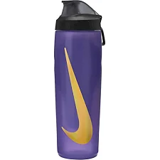 Пляшка NIKE REFUEL BOTTLE LOCKING LID 24 OZ фіолетовий, жовтий, чорний 709 мл