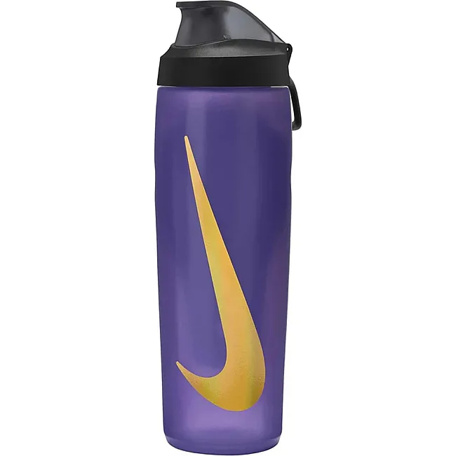 Пляшка NIKE REFUEL BOTTLE LOCKING LID 24 OZ фіолетовий, жовтий, чорний 709 мл