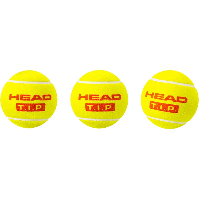 М'ячі для великого тенісу HEAD TIP 578123 (Салатово-жовтогарячий)