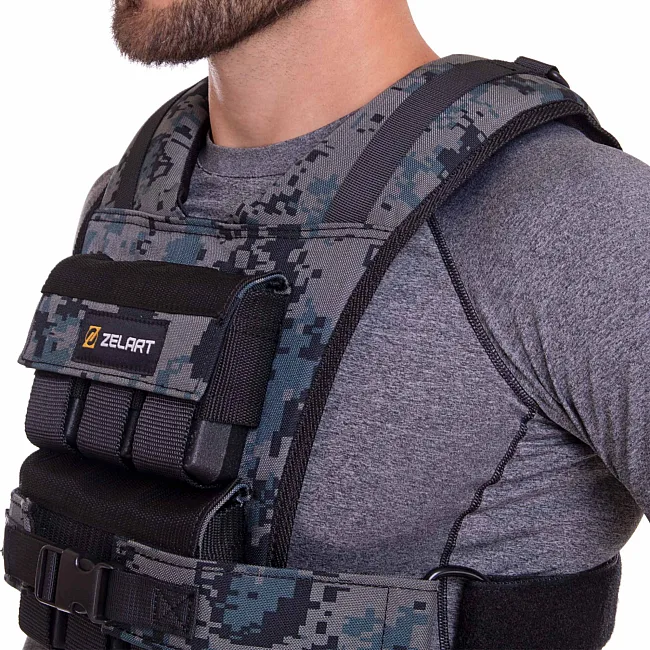 Утяжелительный жилет
 с регулируемым весом ZELART
 WEIGTH VEST TA-7817-12 вес-1-12кг
