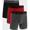 Труси чоловічі UNDER ARMOUR Underwear Boxers UA PERFORMANCE COTTON - SOLID 6 3PK сірий