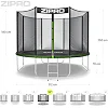 Батут Zipro Jump Pro с наружной сеткой 10 футов 312 см черно-зеленый