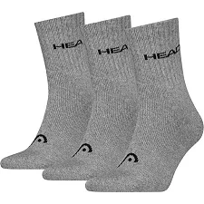 Носки Head ELEMENTS ALL SPORTS SHORT CREW 3P серый