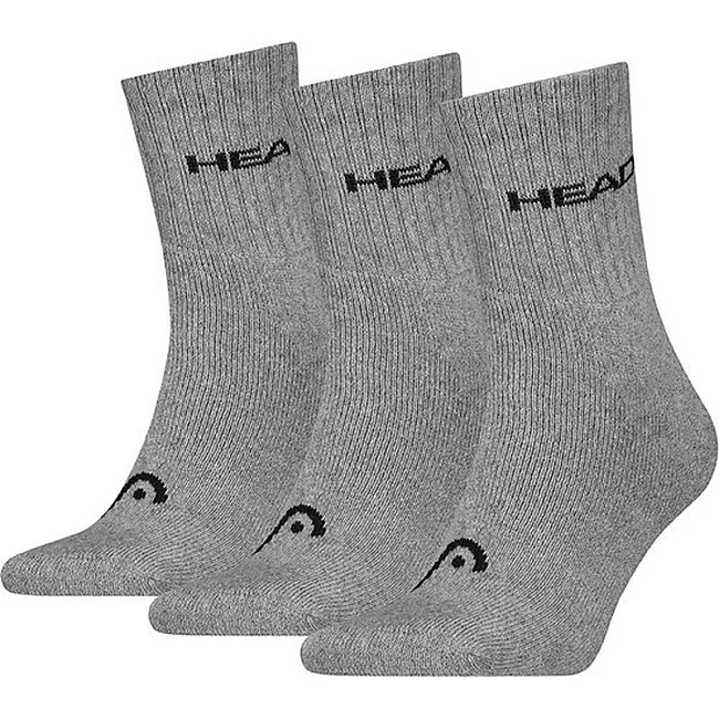 Носки Head ELEMENTS ALL SPORTS SHORT CREW 3P сірий