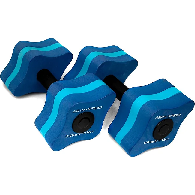 Гантелі для аквафітнесу Aqua Speed AQUAFITNESS Dumbells 5647 синій 11x15x8см