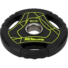 Млинець для штанги поліуретановий MD Buddy TA-9647-5 51мм 5кг