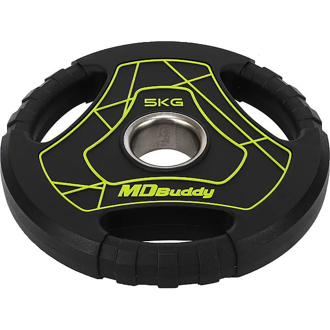 Млинець для штанги поліуретановий
 MD Buddy TA-9647-5 51мм 5кг