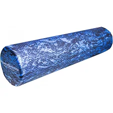 Масажний ролик (роллер) гладкий Power System PS-4089 Hexa Camo Roller Black/Blue (60x15см.)