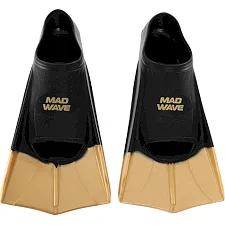Ласты тренировочные с закрытой пяткой Fins Training MADWAVE M074710 (Золотой)