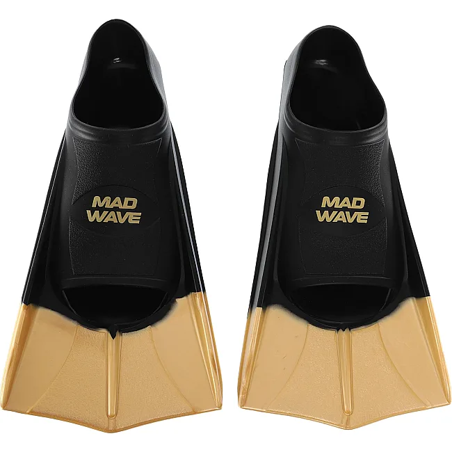 Ласты тренировочные с закрытой пяткой Fins Training MADWAVE M074710 (Золотой)