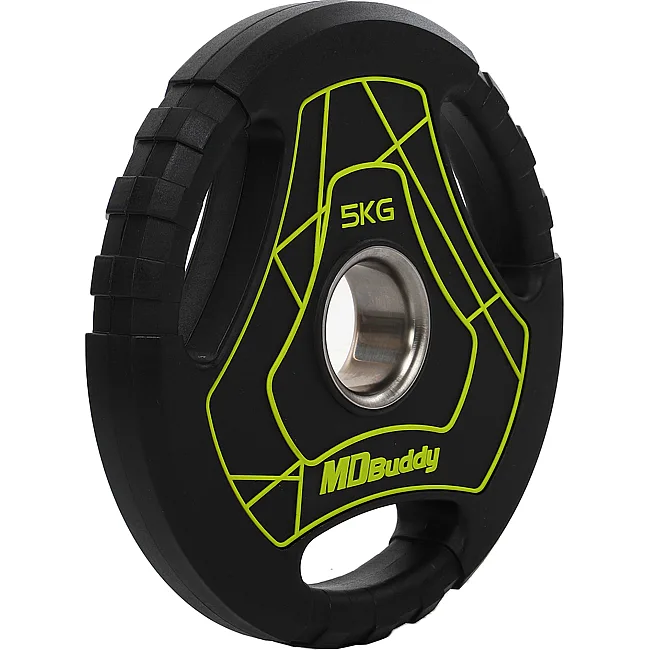 Млинець для штанги поліуретановий
 MD Buddy TA-9647-5 51мм 5кг