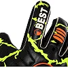 Вратарские перчатки
 с защитой пальцев FDSPORT FB-505 (Черный-салатовый)
