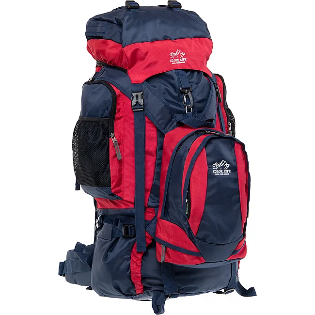 Туристический рюкзак
 2в1 COLOR LIFE 159 90+10л (Красный-синий)