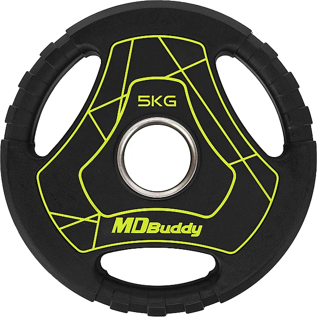 Млинець для штанги поліуретановий
 MD Buddy TA-9647-5 51мм 5кг