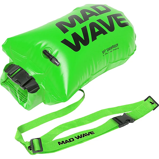 Сигнальный надувной буй MADWAVE
 M2040010 VSP Swim Buoy (Зеленый)