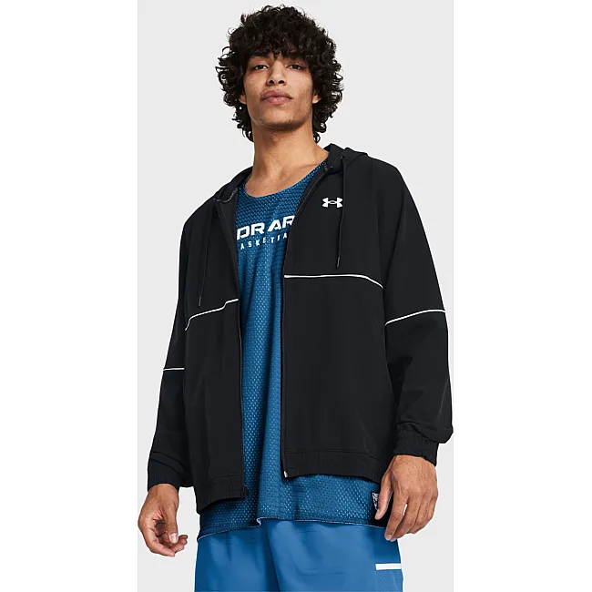 Вітрівка UNDER ARMOUR Baseline Woven Jacket чорний