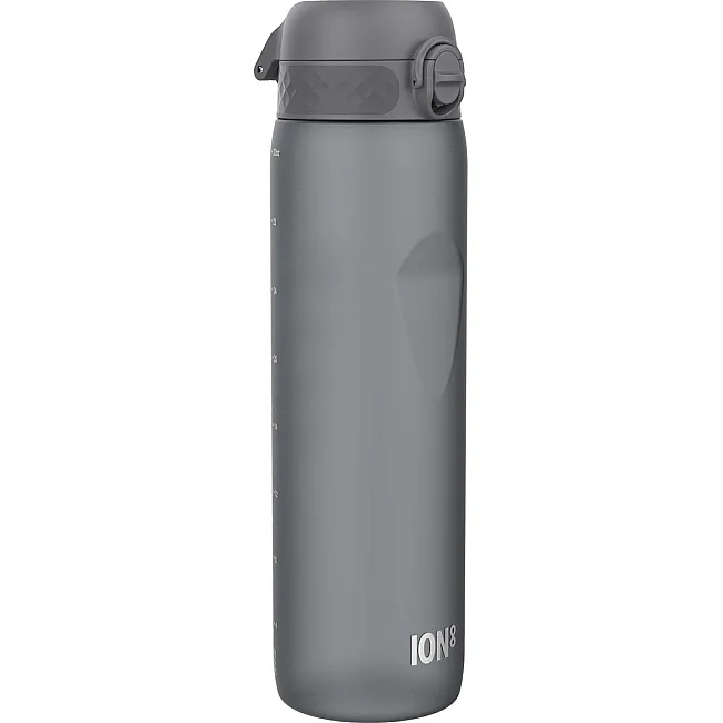 Бутылка для воды ION8 1000мл. (ЭКО бутылка) BPA Free, Grey