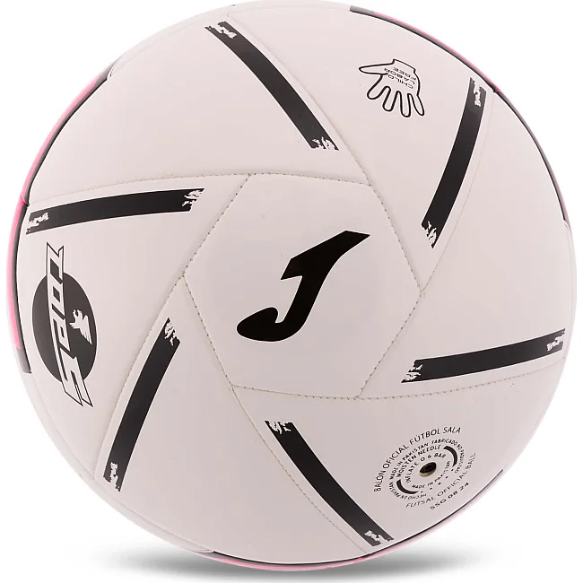 Мяч футзальный JOMA
 NACIONAL S441800B0101 №4 (Белый-розовый)