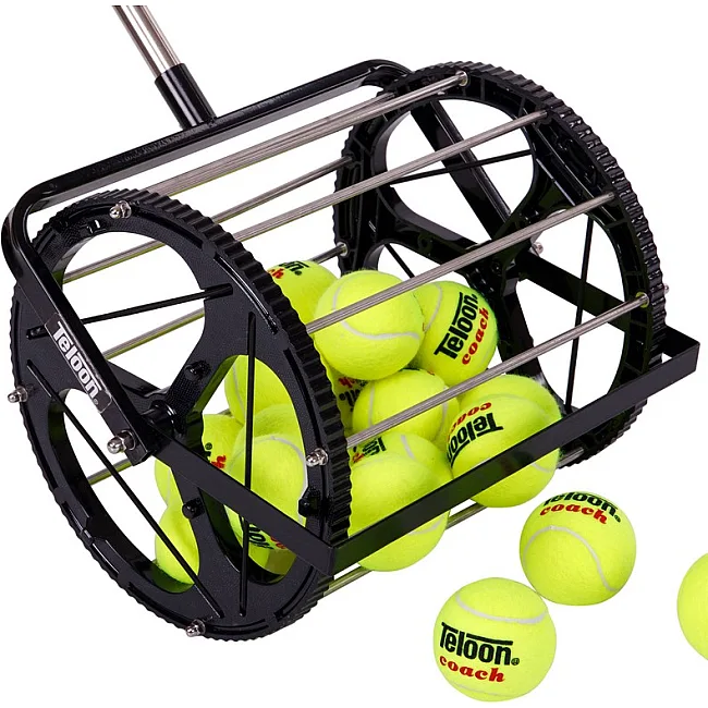 Машина-корзина для сбора теннисных мячей TENNIS BALL CART на 60 мячей TELOON T115-60