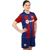 Футбольна форма дитяча із символікою клубу BARCELONA домашня 2024 SP-PLANETA CO-6254 6-14 років