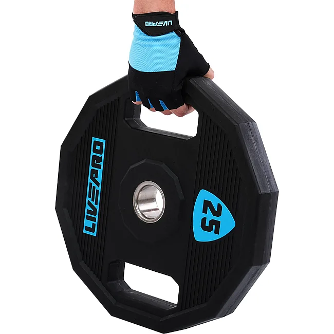 Блины диски полиуретановые 2 Handle металлическая втулка LiveUp LP8023-25 ø51мм 25кг