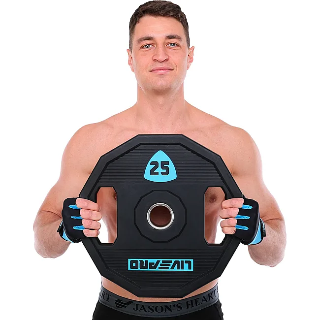 Блины диски полиуретановые 2 Handle металлическая втулка LiveUp LP8023-25 ø51мм 25кг