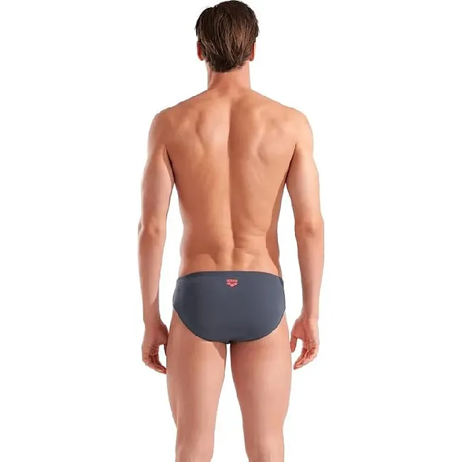 Плавки-сліпи для чоловіків Arena POSEIDONIA SWIM BRIEFS сірий, рожевий