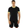 Форма футбольного судді комплект футболка та шорти SP-SPORT CO-581 (Чорний-салатовий)
