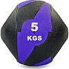 Медбол мяч медицинский двуручный с хватами RECORD FI-5111-5 5кг
