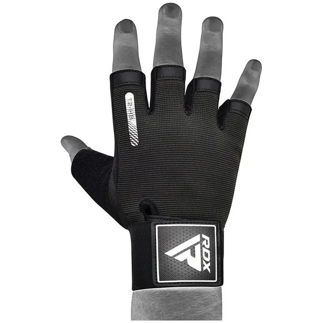 Перчатки для фитнеса RDX T2 Half Black