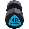 Гантели профессиональные
 с полиуретановым покрытием LiveUp LP8003-48 2шт по 48кг