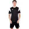 Футбольна форма комплект футболка та шорти JOMA PHOENIX 102741-102 4XS-XXL (Чорний-білий)