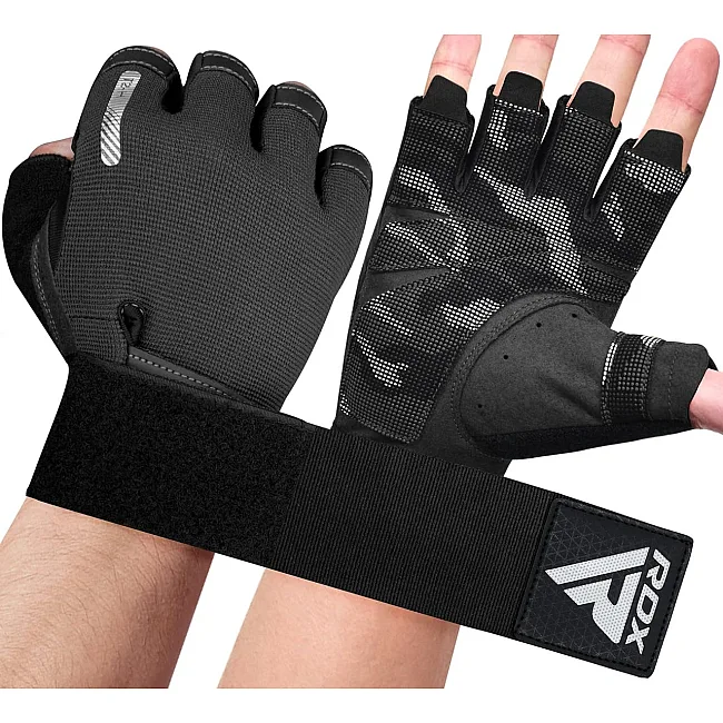 Перчатки для фитнеса RDX T2 Half Black