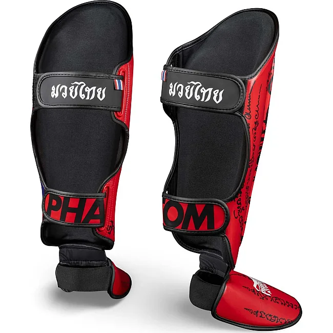 Захист гомілки та стопи Phantom Muay Thai Red