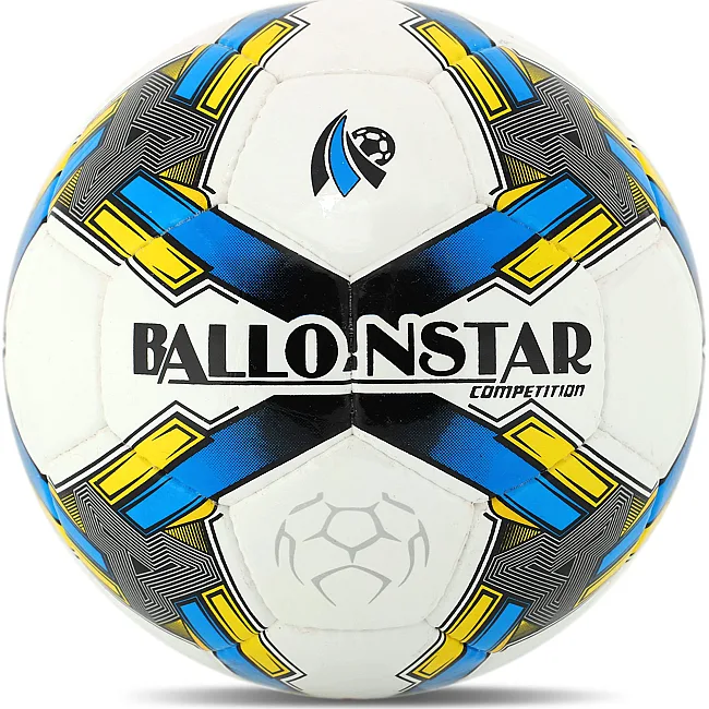 Футбольный мяч BALLONSTAR FB-4415 №5 PU (Белый-синий)