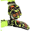 Вратарские перчатки
 с защитой пальцев FDSPORT FB-505 (Черный-салатовый)