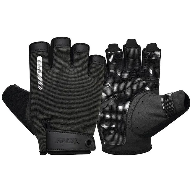 Перчатки для фитнеса RDX T2 Half Black