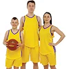 Баскетбольная форма майка и шорты LIDONG L221 S-6XL (Желтый-фиолетовый)