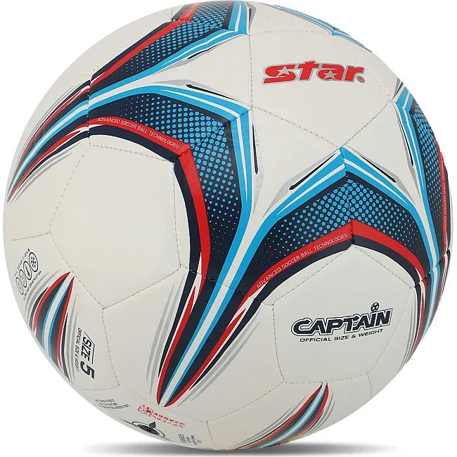Футбольний м'яч SELECT
AR CAPTAIN SB8665 №5 PU (Білий-синій-червоний)