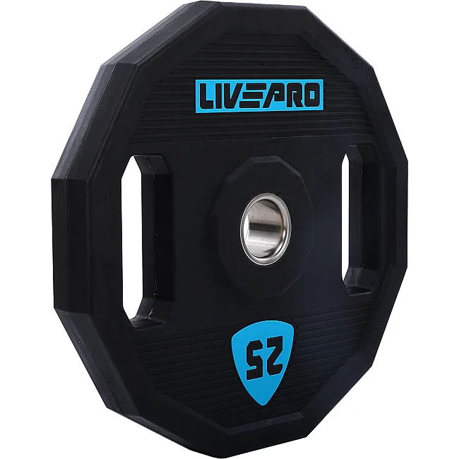Блины диски полиуретановые 2 Handle металлическая втулка LiveUp LP8023-25 ø51мм 25кг