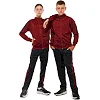 Спортивный костюм детский кофта на молнии и брюки LIDONG LD-6806T 26-32 (Бордовый-синий)