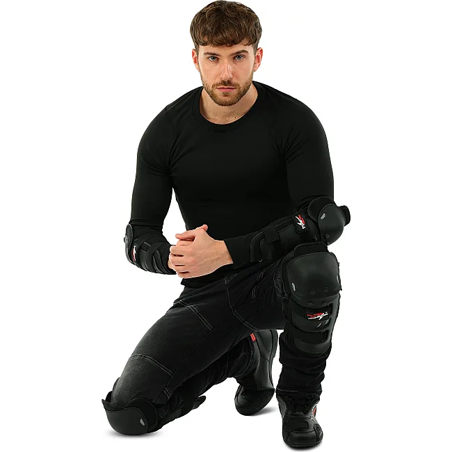 Комплект мотозащиты наколенники и налокотники PRO BIKER HX-P01